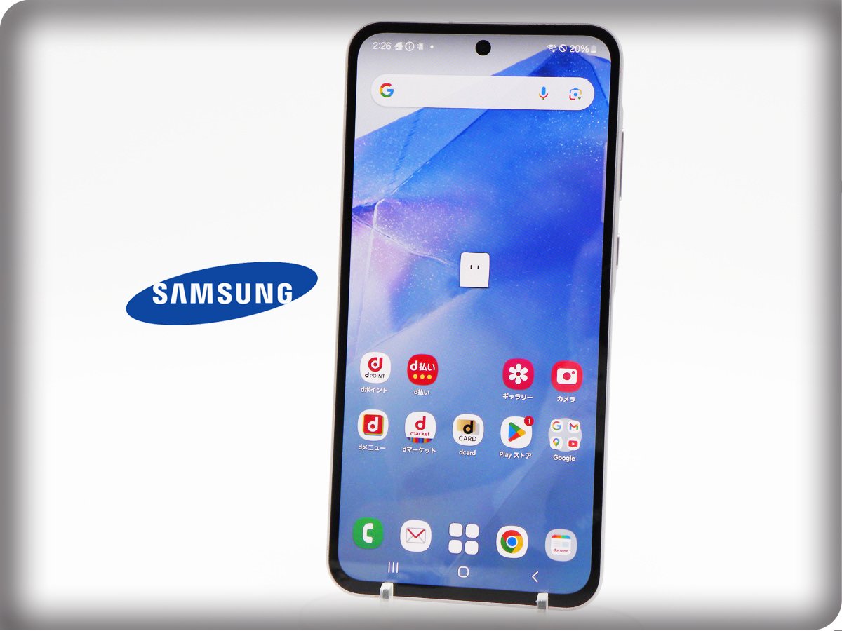 ■美品■SAMSUNG/サムスン■Aランク■Galaxy A55 5G/128GB/SC-53E/SIMフリー/バッテリー80%以上/初期化済み/オーサムライラック/zhh264m